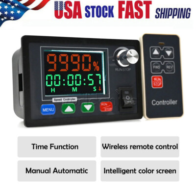 DC10-55V 40A Brush Motor Speed Controller LCD Digital Wireless Remote Control US