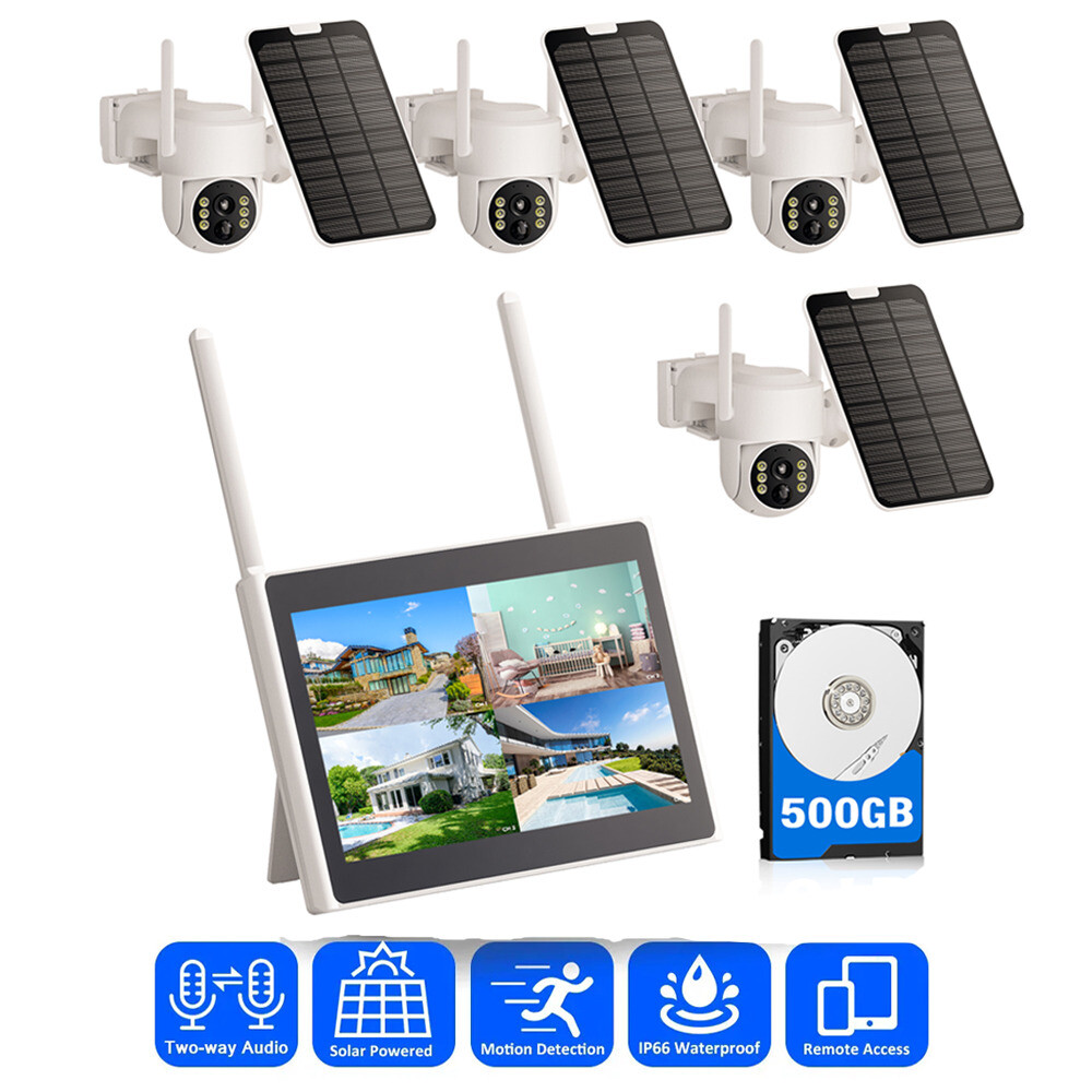 Outdoor 4mp Ptz Camera Nvr Monitor