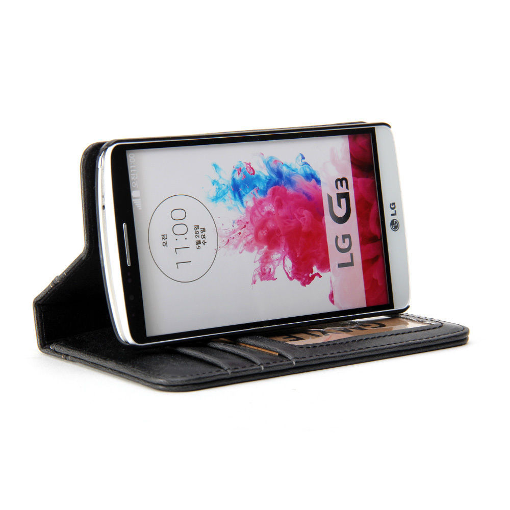 Funda Cartera Negra para LG G3