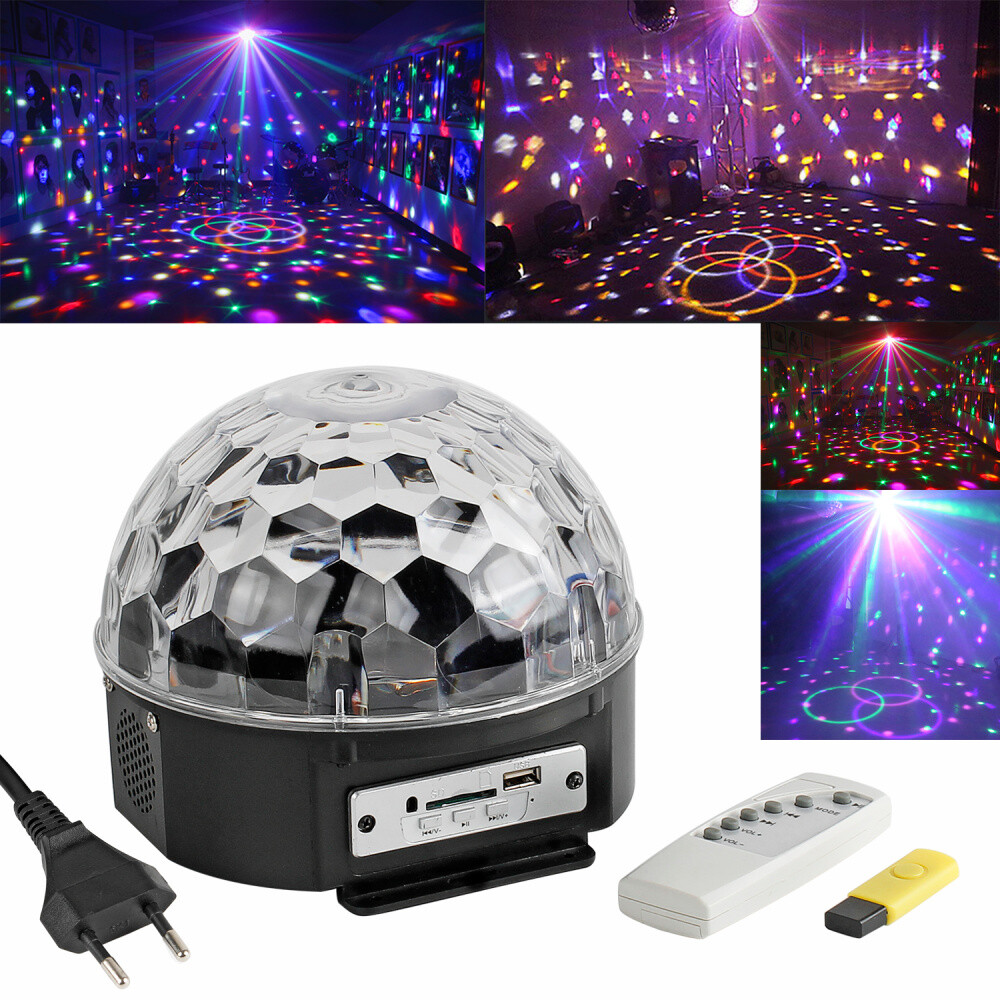 Led Discokugel Lichteffekt Dj Automatisch Party Barpubs Fernbedienung Projektor Ebay