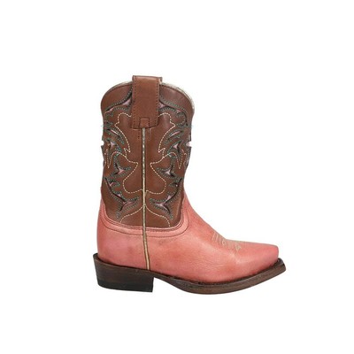 

Повседневные ботинки Roper Trust Snip Toe Cowboy Youth Girls  M 09-018-7622-1519, Brown;pink, Roper Trust Snip Toe Cowboy Youth