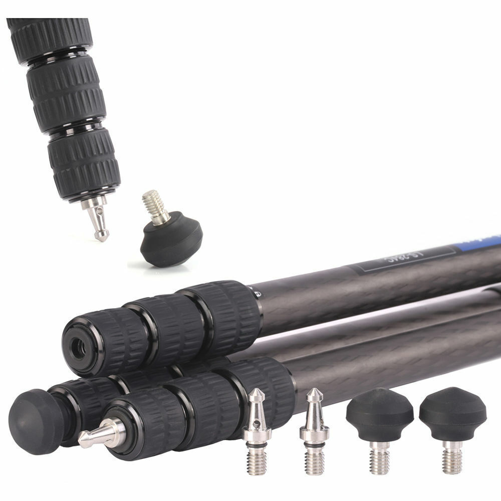 Leofoto Tripod LS-254C + LH-30 + DC-252C Carbon Fiber Camera Tripod Set