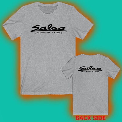 Salsa Bike Bicycle Men's Grey T-shirt Size S to 5XL