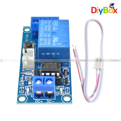 DC 5V 12V 24V 1-Channel Latching Relay Module With Touch Bistable Switch MCU DIY