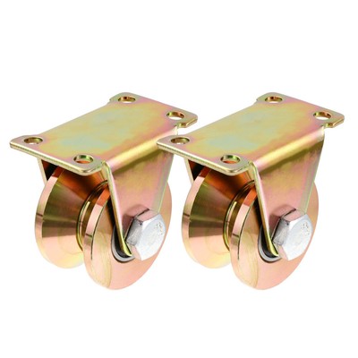  2 Pcs Roller Wheels Heavy Duty Caster Pulley Small and Light Flexible