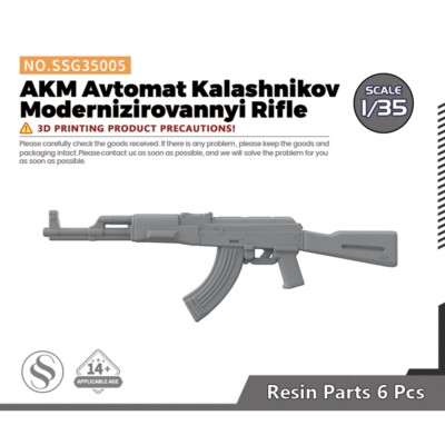 SSMODEL SSG35005 1/35 AKM Avtomat Kalashnikov Modernizirovannyi Rifle
