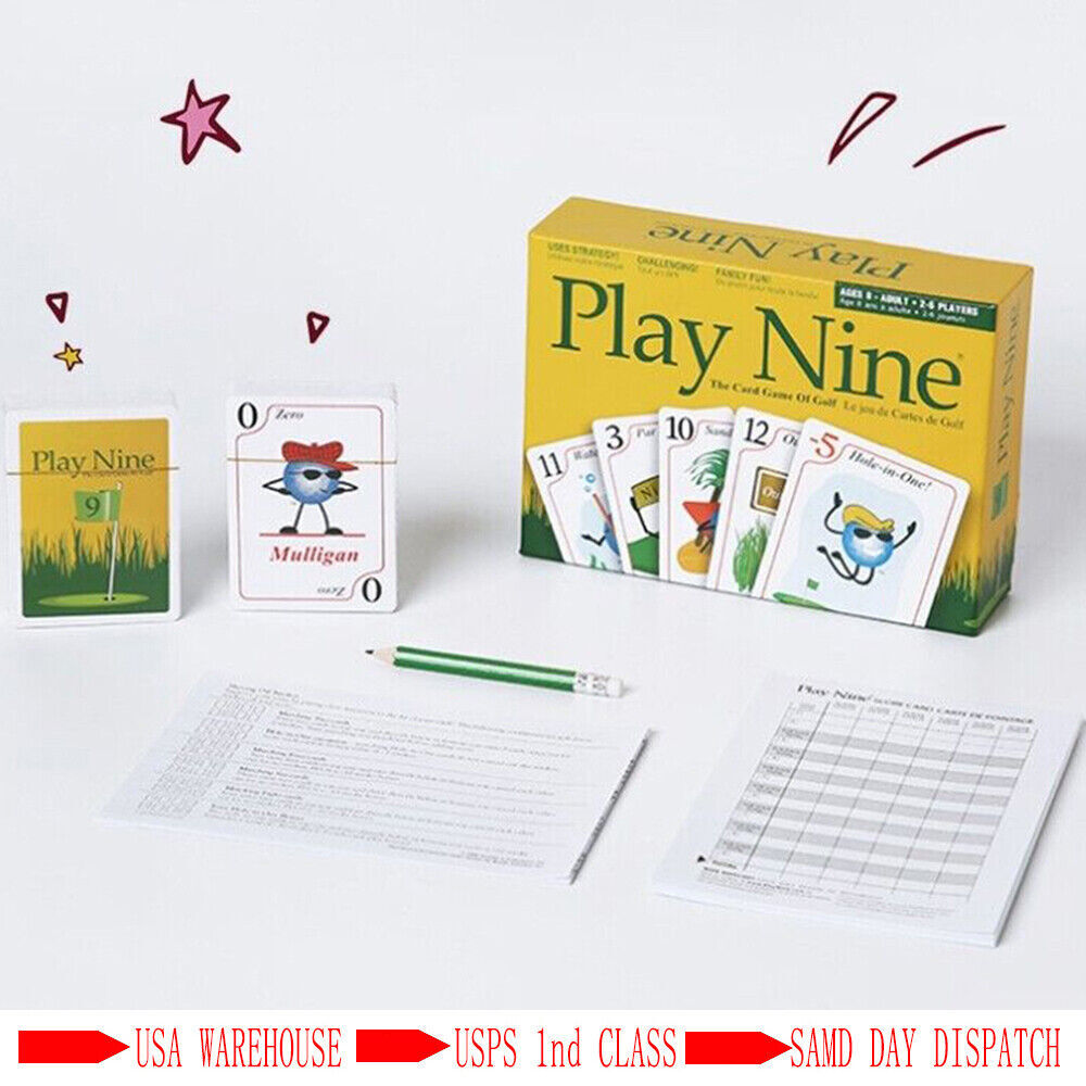 play Nine - The Card Game of Golf, Best Card Games for Families, Strategy Game
