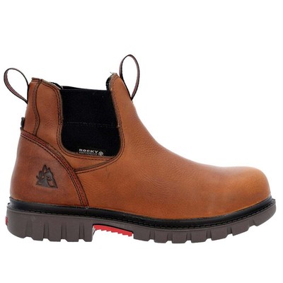 

Rocky Worksmart 6 Pull On Водонепроницаемая композитная защита пальцев ног для мужчин коричневого цвета, Коричневый, Rocky Worksmart 6" Pull On Waterproof Composite Toe Work