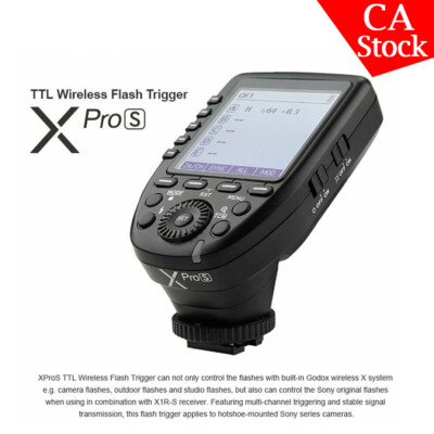 Godox Xpro-S 2.4G TTL LCD Wireless Transmitter Trigger For Sony A7RIII A7SII A7S