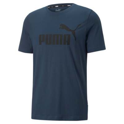 

Puma Ess Logo Футболка с круглым вырезом и короткими рукавами Мужские синие повседневные топы 58666797, Синий, Puma Ess Logo Crew Neck Short Sleeve T-Shirt