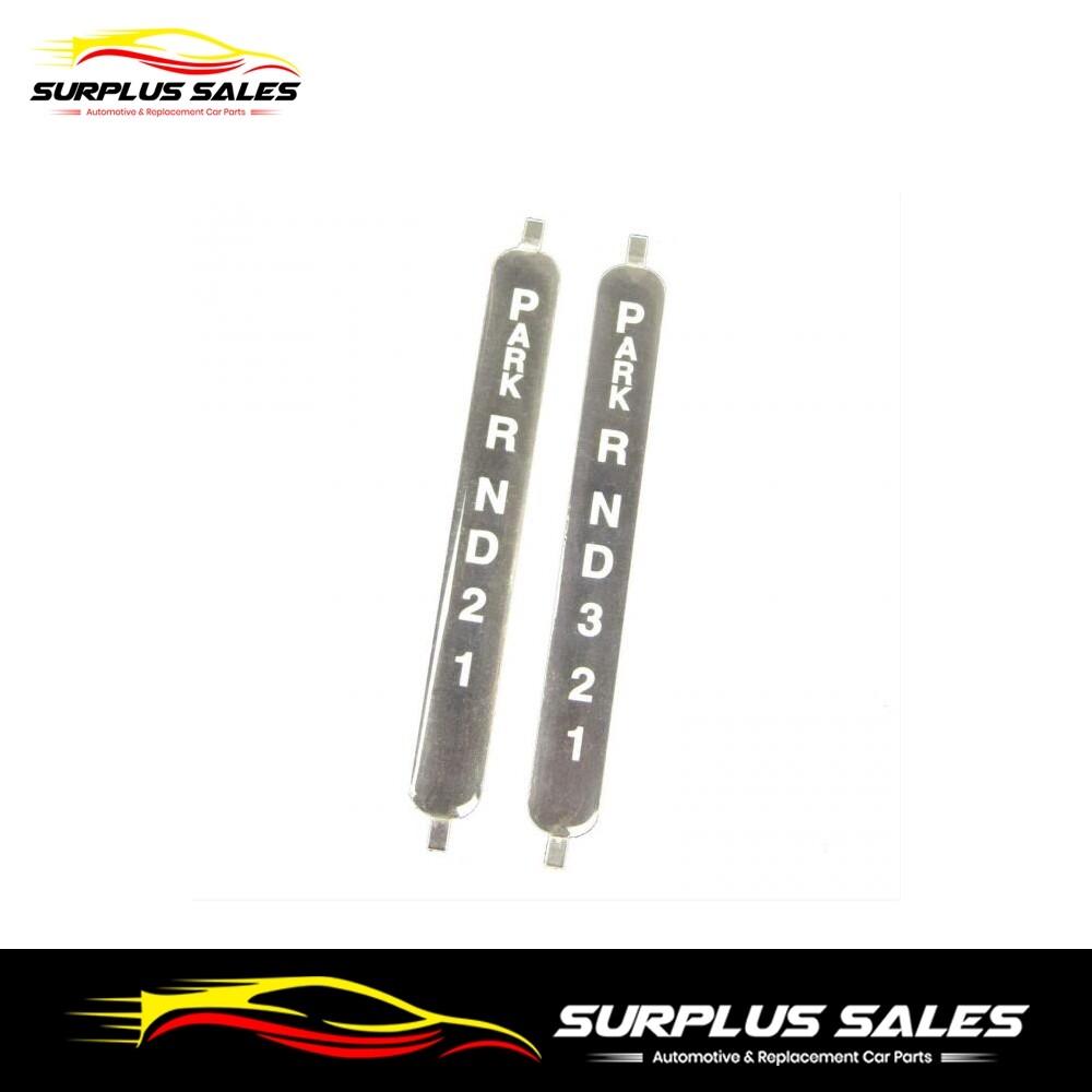 BM80672 B&M Automatic Transmission Shifter Indicator Window Decal