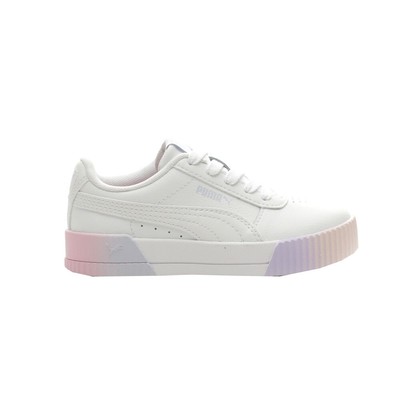Puma Carina Fade 2 Toddler Womens White Sneakers Повседневная обувь 383925-02