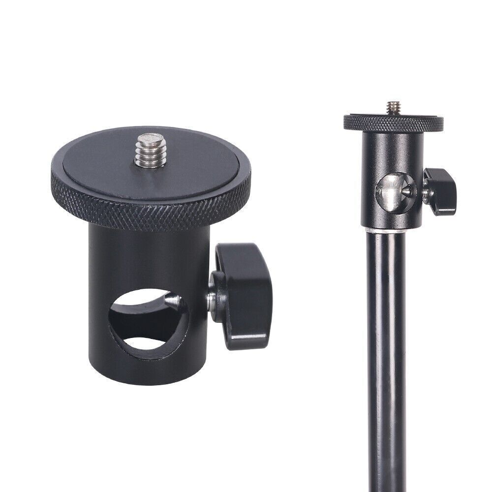 Light Stand Flat Head Converter To 1/4 Screw Adapter For Led Qr Plate