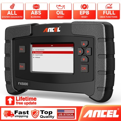 ANCEL OBD2 Scanner All System Automotive Diagnostic Tool ABS Bleeding EPB Oil