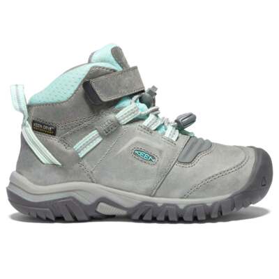

Серые повседневные непромокаемые ботинки для девочек Keen Ridge Flex Mid 1025590, Grey, Keen Ridge Flex Mid Waterproof Youth