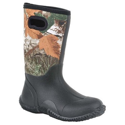 

Roper Barnyard Camo Round Toe Rain Youth Boys Black Casual Boots 09-119-1136-05, Черный, Roper Barnyard Camo Round Toe Rain Youth