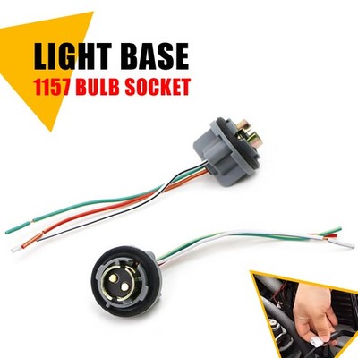 2X 157/BAY15D свет Bulb Socket Провод Провод моток Extension Pigtail Connectors