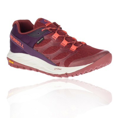 MERRELL MERRELL WOMENS ANTORA GORE-TEX TRAIL RUNNING SHOES TRAINERS SNEAKERS RED SPORTS