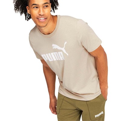 

Мужские бежевые повседневные топы Puma Essential Heather с круглым вырезом и короткими рукавами 586, Бежевый, Puma Essential Heather Crew Neck Short Sleeve T-Shirt