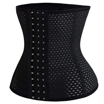 MEN WAIST TRAINER BODY SHAPER TUMMY CONTROL BELT BELLY FAT BURNER SLIM CORSET US