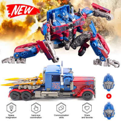 Transformator Optimus Prime Figur Truck Transformation Spielzeug*Kinder Geschenk