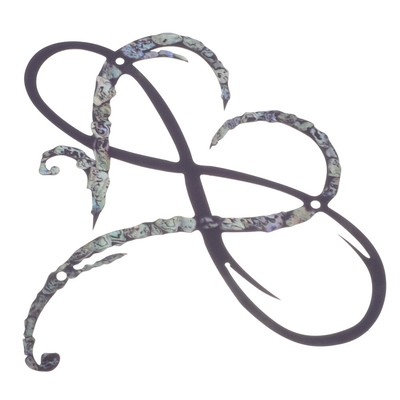 Unique Iron Hanging Wall Sculpture Garden Wall Decoration Decoration