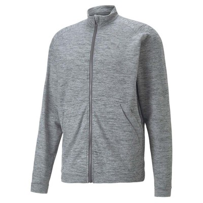 

Puma Cloudspun Full-Zip Training Jacket Mens Size  Повседневная спортивная верхняя одежда 5, Grey, Puma Cloudspun Full-Zip Training Jacket