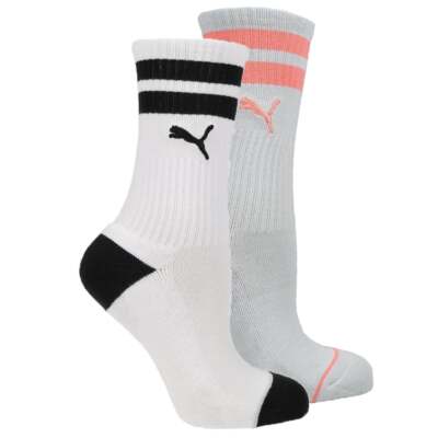 

Puma 2Pack Terry Crew Socks Женские носки размера  85920101, Белый