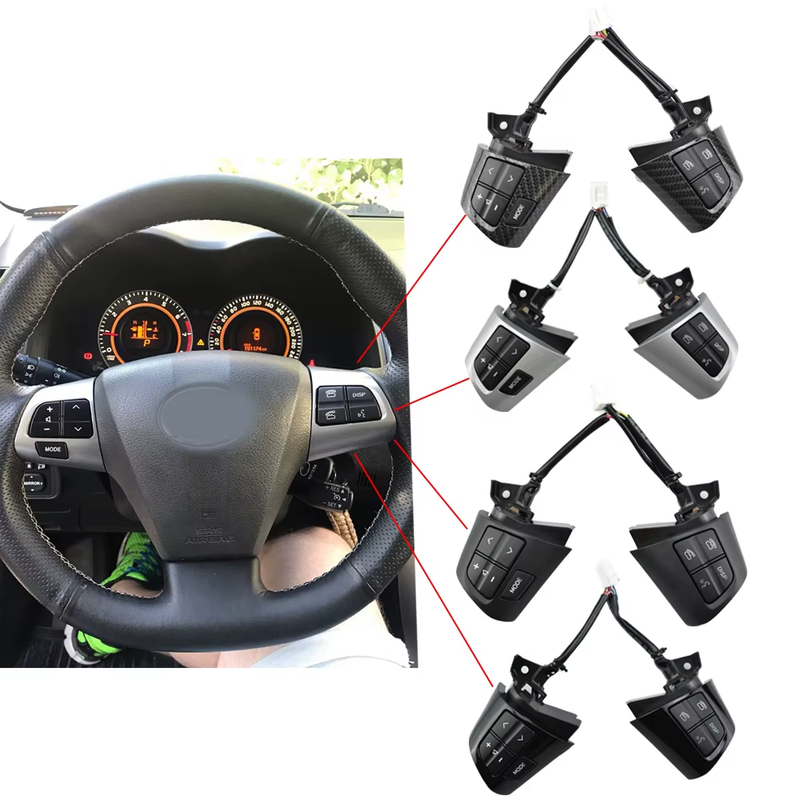 Premier Quality Steering Wheel Switches Buttons For Toyota Corolla / Wish / Alti