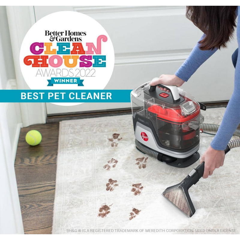 Cleanslate Pro Portable Carpet and Upholstery Spot Cleaner Suction Stain Removal