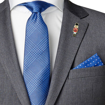 PinMart's Festive Nutcracker Holiday Christmas Enamel Lapel Pin