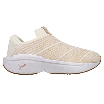 Женские бежевые кроссовки Puma Enlighten Slip On Training спортивная обувь 376446-10
