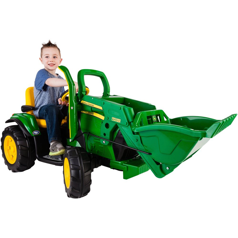 Peg Perego John Deere Ground Loader 12-Volt Battery-Powered 