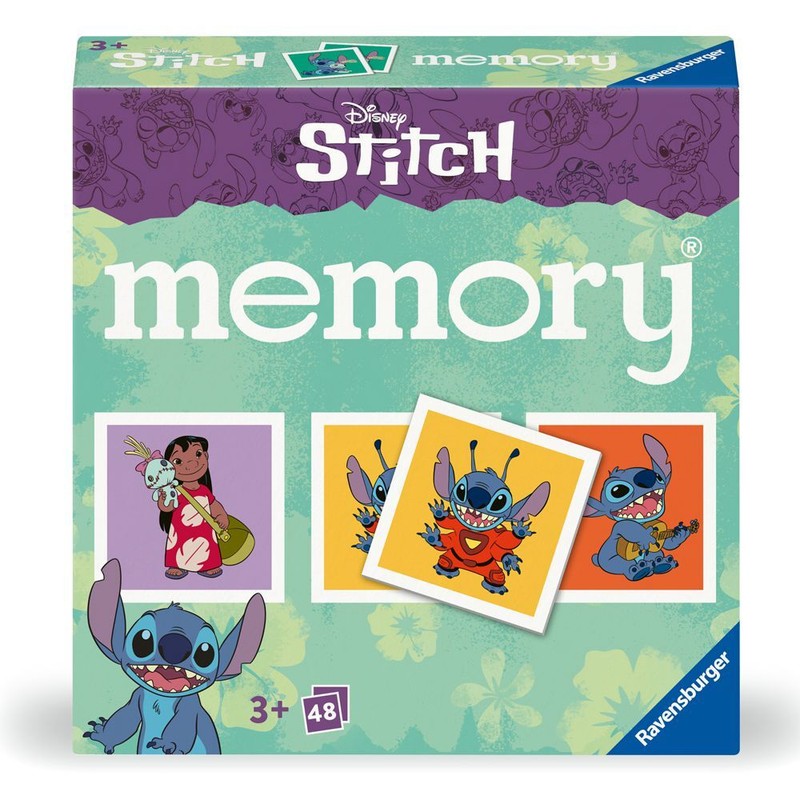 Mini MemoryÂ® Stitch | 48 Bildkarten | Ravensburger | Kinder Legespiel