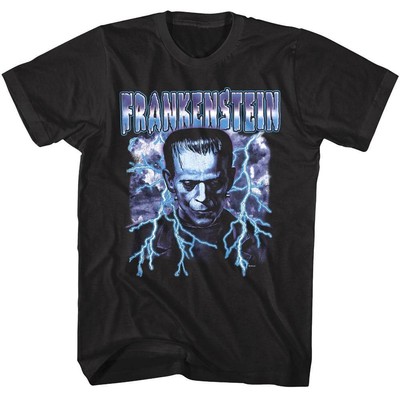 Frankenstein Lightning Storm Men's T Shirt