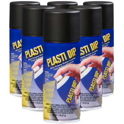 New Plastic Dip Flexible, Protective Rubber Coating Black 11oz Spray Paint