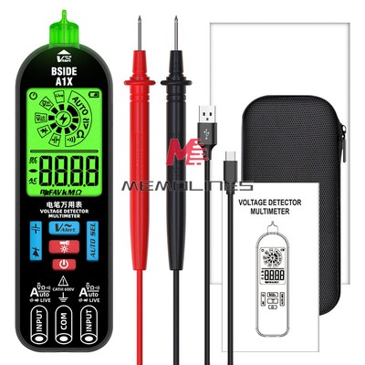 A1X Mini Multimeter Digital Tester Voltage Detector DC/AC Voltage Resistance USA