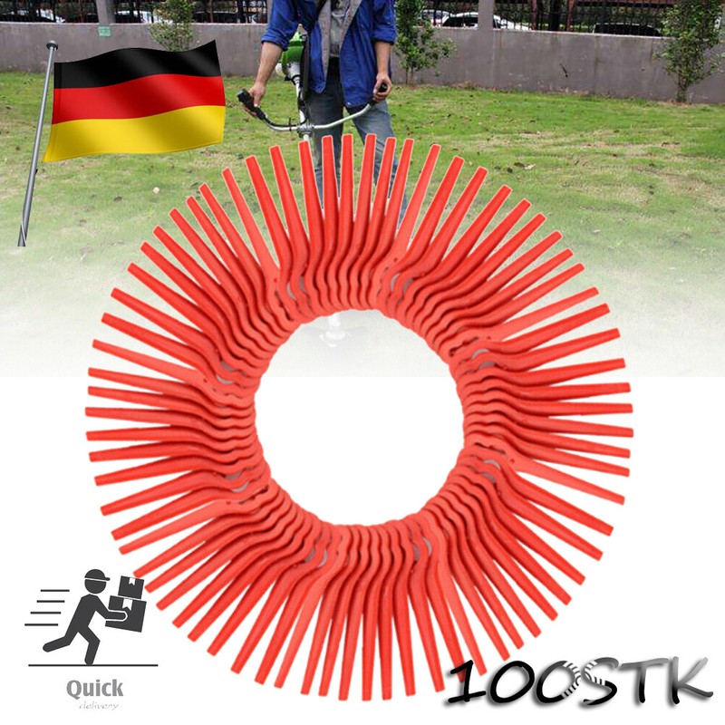 100 Stk Kunststoffmesser Ersatzmesser Für Güde RT250/18 Rasentrimmer Ersatz