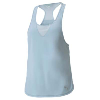 

Puma Cooladapt Scoop Neck Running Tank Top Женские синие повседневные топы 521048-61, Синий