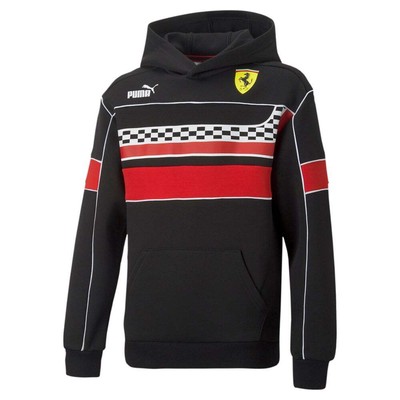 

Толстовка Puma Sf Race Sds Motorsport для мальчиков, черная повседневная верхняя одежда для молодежи 53583001, Черный