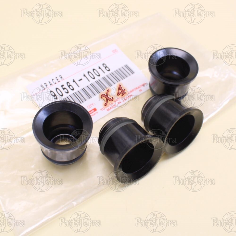 x4 New Genuine OEM Toyota 2.7L Engine Fuel Injector Holder Spacer TACOMA 4RUNNER
