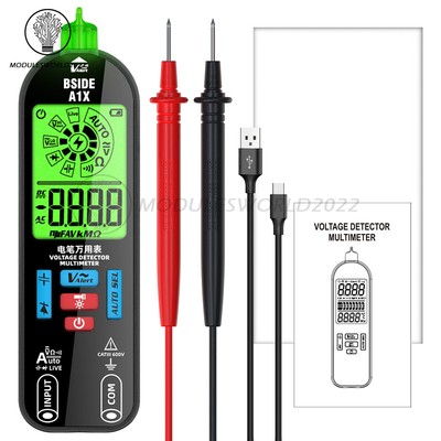 A1X Mini Multimeter LCD Digital DC/AC Voltage Resistance Tester Detector US