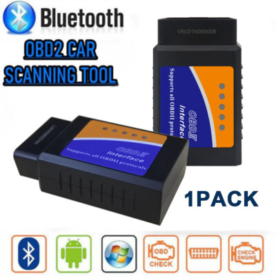 OBD2 Car Bluetooth Code Scanner Reader ELM 327 Automotive Diagnostic Tool OBDII