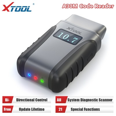 XTOOL A30M OBD2 Scanner Bluetooth Car Code Diagnostic Scan Tool Engine 21+Resets