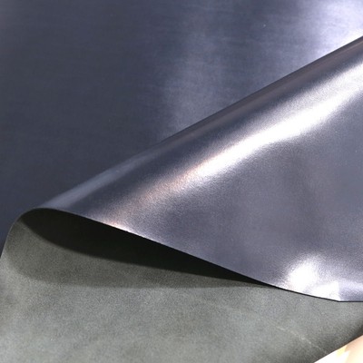 Rind Echtleder Nappaleder Polsterstoff Lackiert Glanz Leder Optik 120x120cm