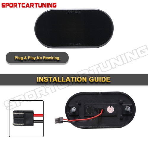 For 1992-2002 Dodge Viper 04642930 2PCS Led Side Marker