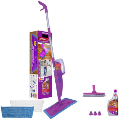Rejuvenate Click n Clean Multi Surface Microfiber Spray Mop Kit Flooring Cleaner