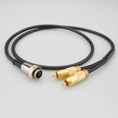 RCA to 5 pin locking Naim DIN cable for Naim e.g. NAIT 3 or 42.5 preamplifier