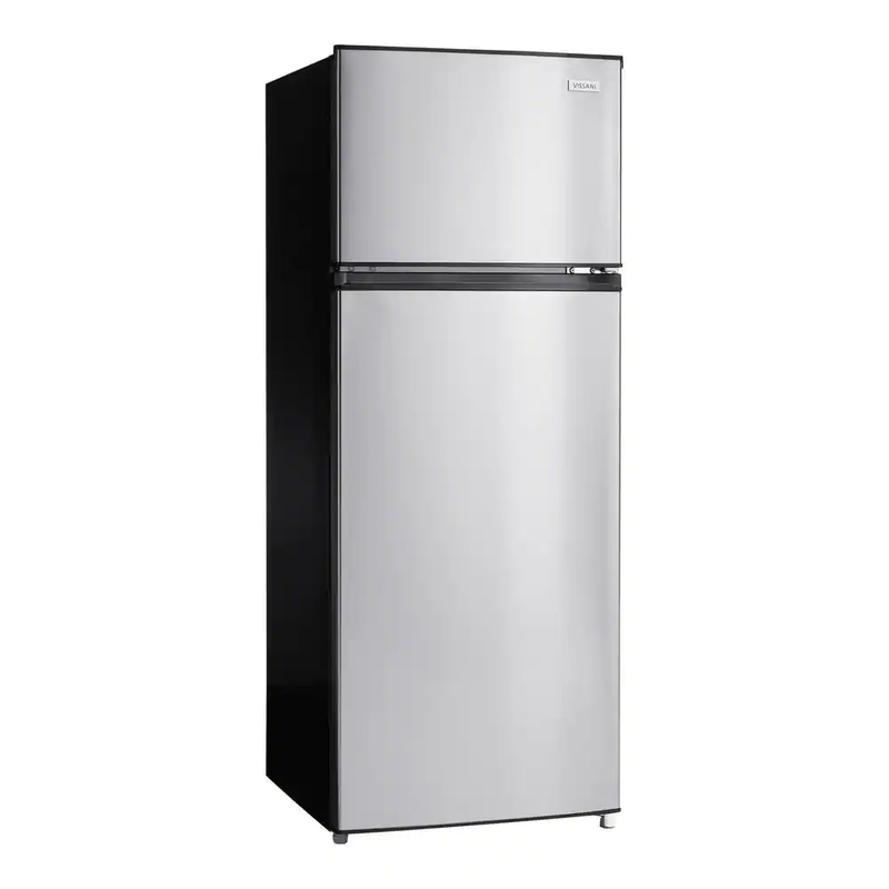 Vissani 7.1 Cu. Ft. Top Freezer Refrigerator in Stainless St