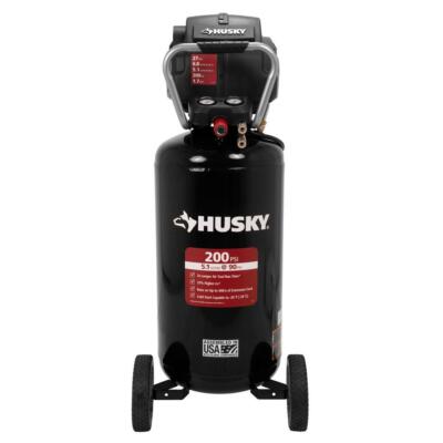 Portable Oil Free Vertical 27 Gal 200 Max Psi New